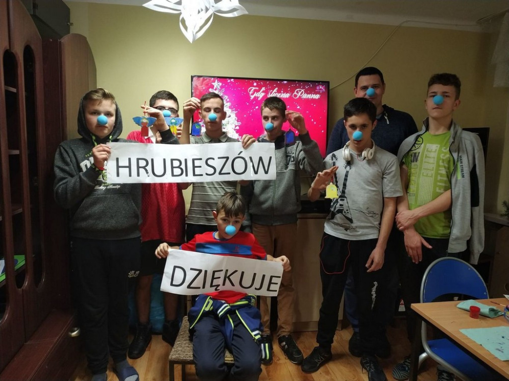 Wolontariusze Fundacji Dr Clown z wizytą w hrubieszowskim Specjalnym Ośrodku Szkolno-Wychowawczym - ZDJĘCIA