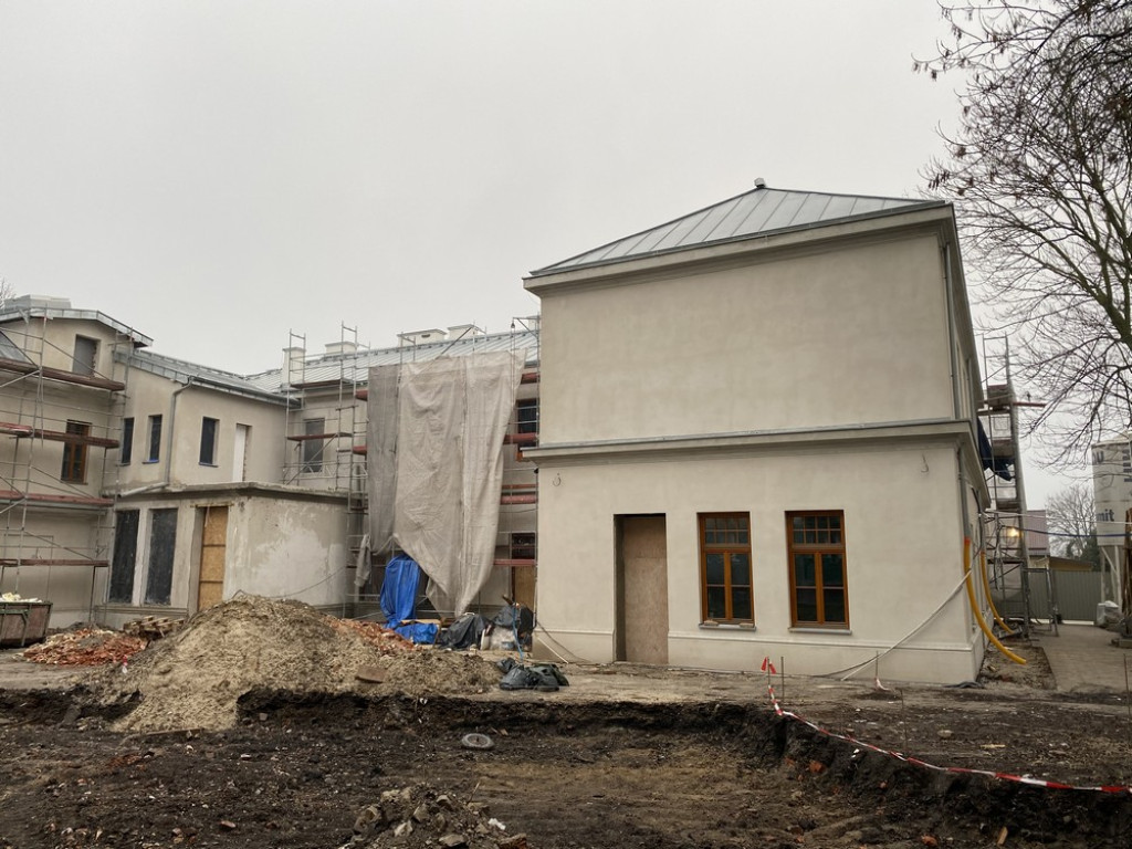 Hrubieszów: Trwa remont budynku Syndykatu Rolniczego - ZDJĘCIA