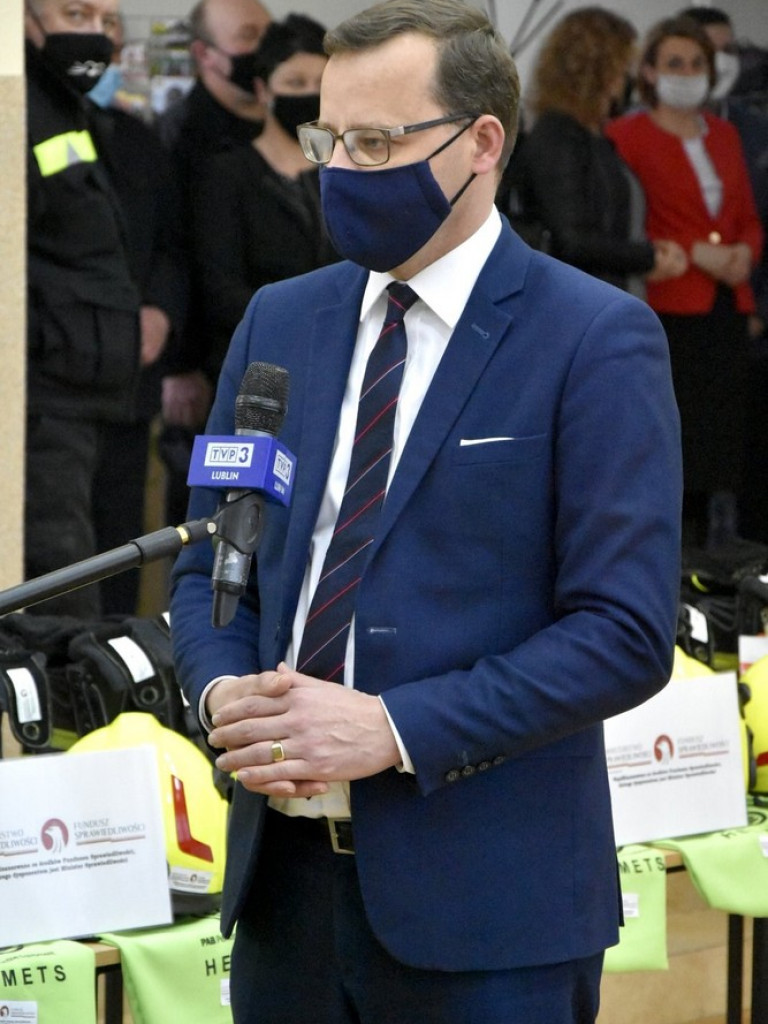 Wiceminister przekazał nowy sprzęt dla druhów z gminy Hrubieszów - ZDJĘCIA, WIDEO