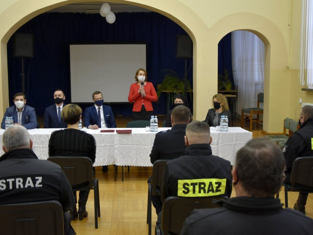 Wiceminister przekazał nowy sprzęt dla druhów z gminy Hrubieszów - ZDJĘCIA, WIDEO