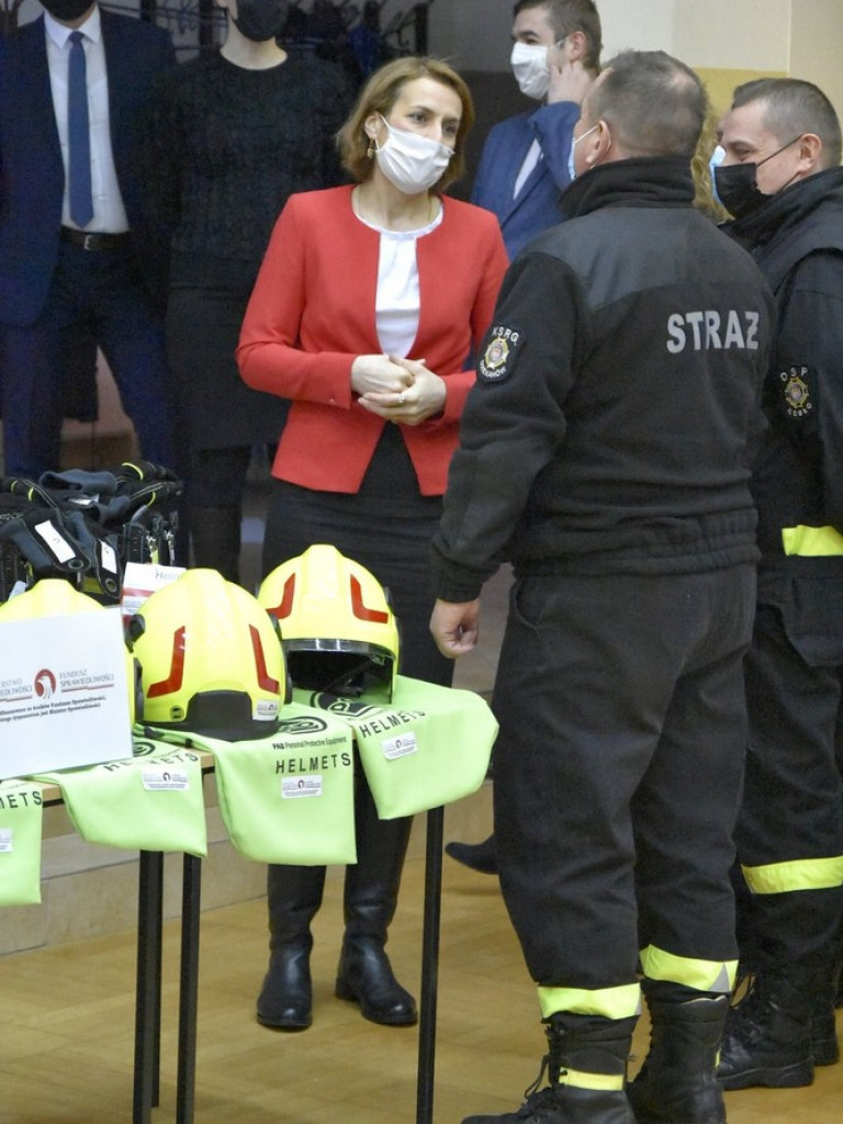 Wiceminister przekazał nowy sprzęt dla druhów z gminy Hrubieszów - ZDJĘCIA, WIDEO