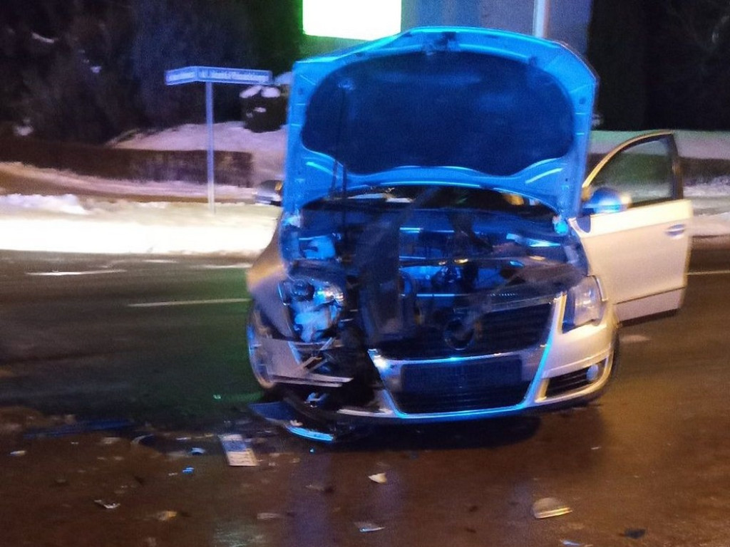 Hrubieszów: Wypadek na skrzyżowaniu Piłsudskiego, Ludnej i Mickiewicza - ZDJĘCIA