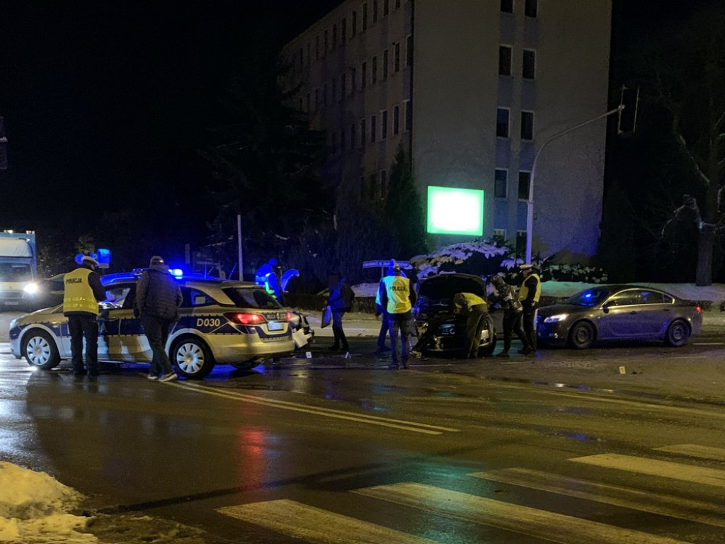 Hrubieszów: Wypadek na skrzyżowaniu Piłsudskiego, Ludnej i Mickiewicza - ZDJĘCIA
