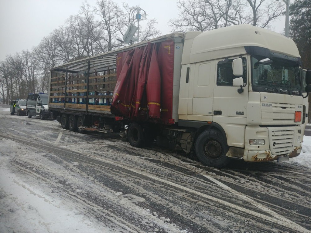 Niebezpieczny, łatwopalny transport