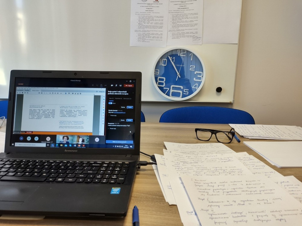 Hrubieszowska Poradnia Psychologiczno-Pedagogiczna szkoli razem z Kuratorium Oświaty W Lublinie i LSCDN - ZDJĘCIA