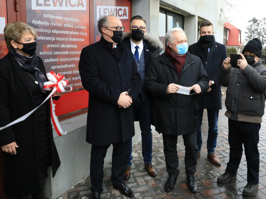 Hrubieszów: Otwarcie biura Nowej Lewicy z udziałem Włodzimierza Czarzastego - ZDJĘCIA, WIDEO