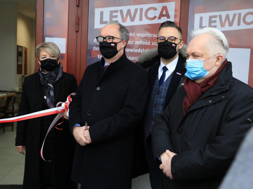 Hrubieszów: Otwarcie biura Nowej Lewicy z udziałem Włodzimierza Czarzastego - ZDJĘCIA, WIDEO