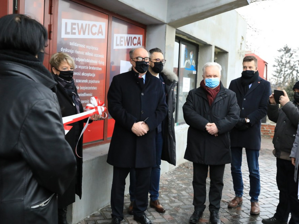 Hrubieszów: Otwarcie biura Nowej Lewicy z udziałem Włodzimierza Czarzastego - ZDJĘCIA, WIDEO