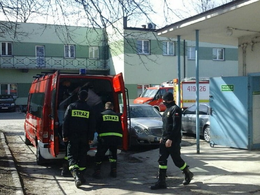 Strażacy transportowali tlen do hrubieszowskiego szpitala - ZDJĘCIA