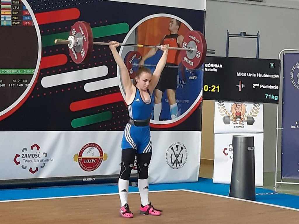 Trzy kolory medali dla Unii Hrubieszów na Mistrzostwach Polski Juniorów w podnoszeniu ciężarów - ZDJĘCIA