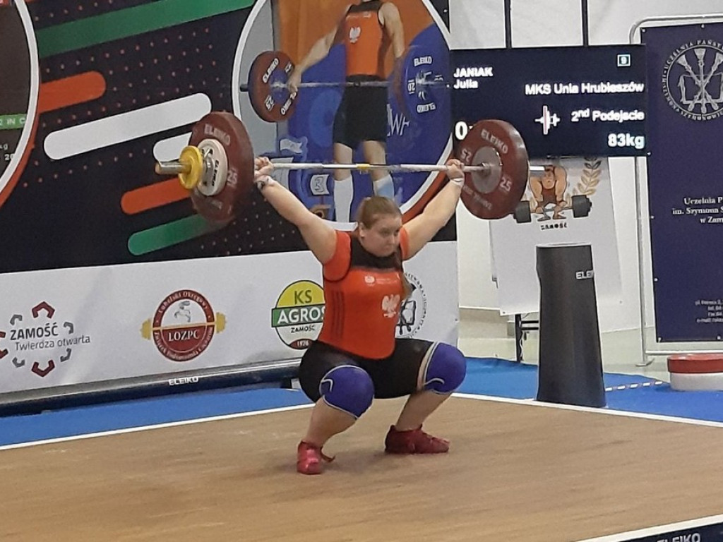 Trzy kolory medali dla Unii Hrubieszów na Mistrzostwach Polski Juniorów w podnoszeniu ciężarów - ZDJĘCIA