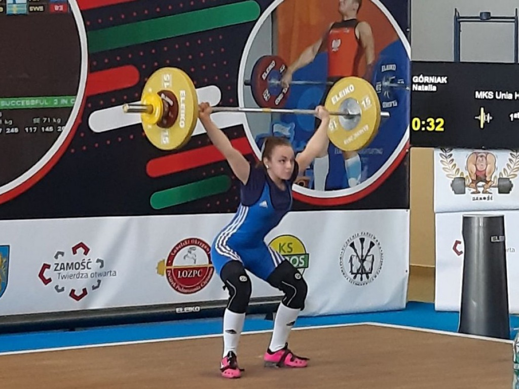 Trzy kolory medali dla Unii Hrubieszów na Mistrzostwach Polski Juniorów w podnoszeniu ciężarów - ZDJĘCIA