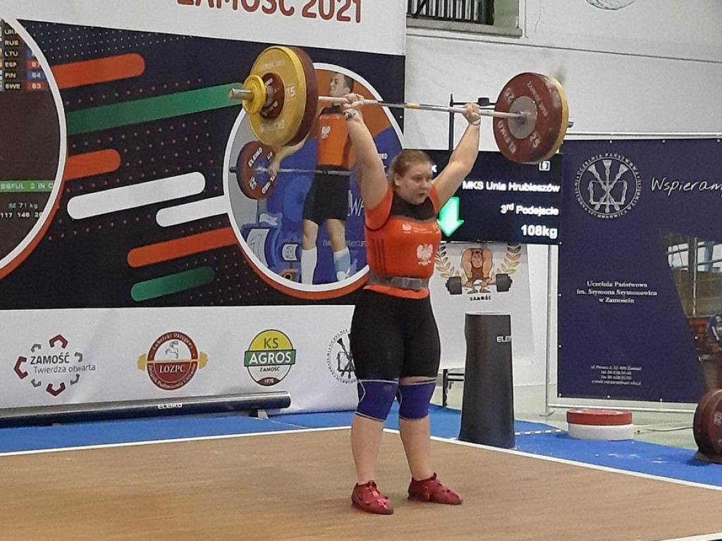 Trzy kolory medali dla Unii Hrubieszów na Mistrzostwach Polski Juniorów w podnoszeniu ciężarów - ZDJĘCIA