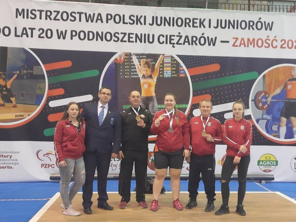 Trzy kolory medali dla Unii Hrubieszów na Mistrzostwach Polski Juniorów w podnoszeniu ciężarów - ZDJĘCIA