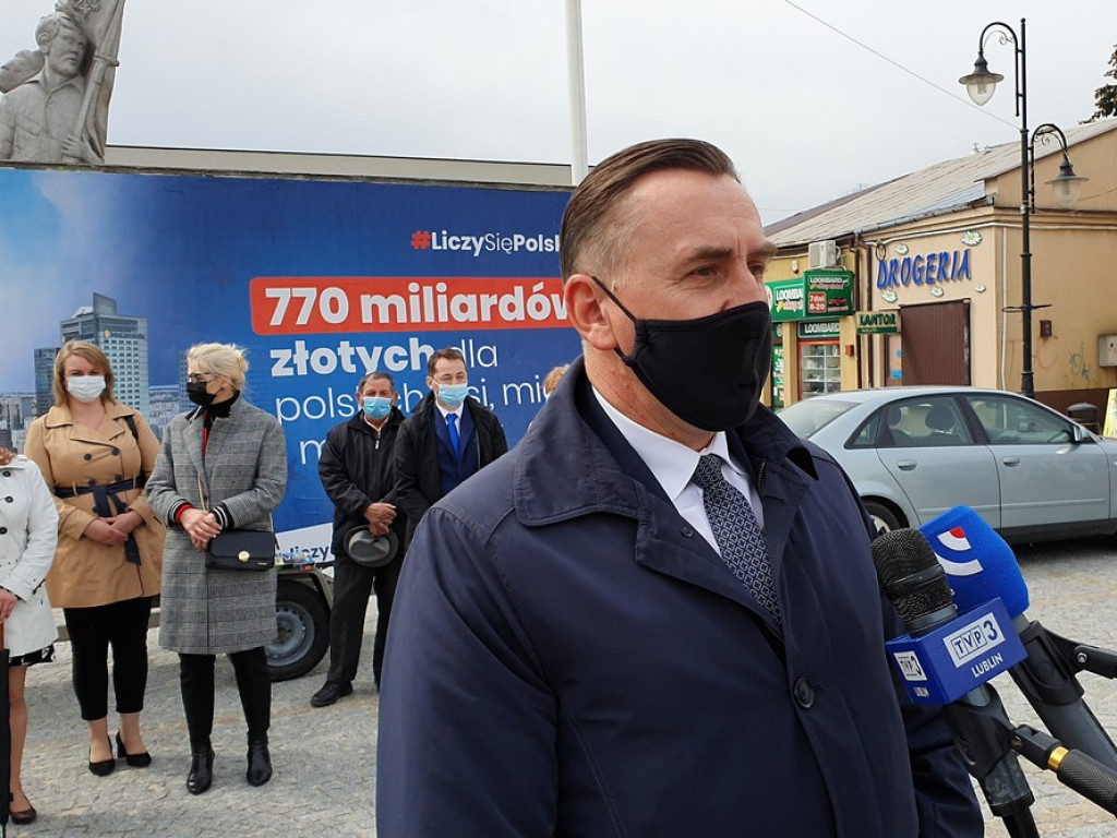 Konferencja PiS na hrubieszowskim Rynku - ZDJĘCIA, WIDEO
