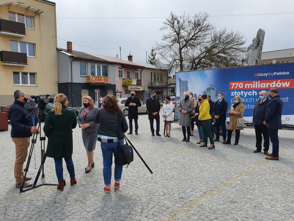 Konferencja PiS na hrubieszowskim Rynku - ZDJĘCIA, WIDEO
