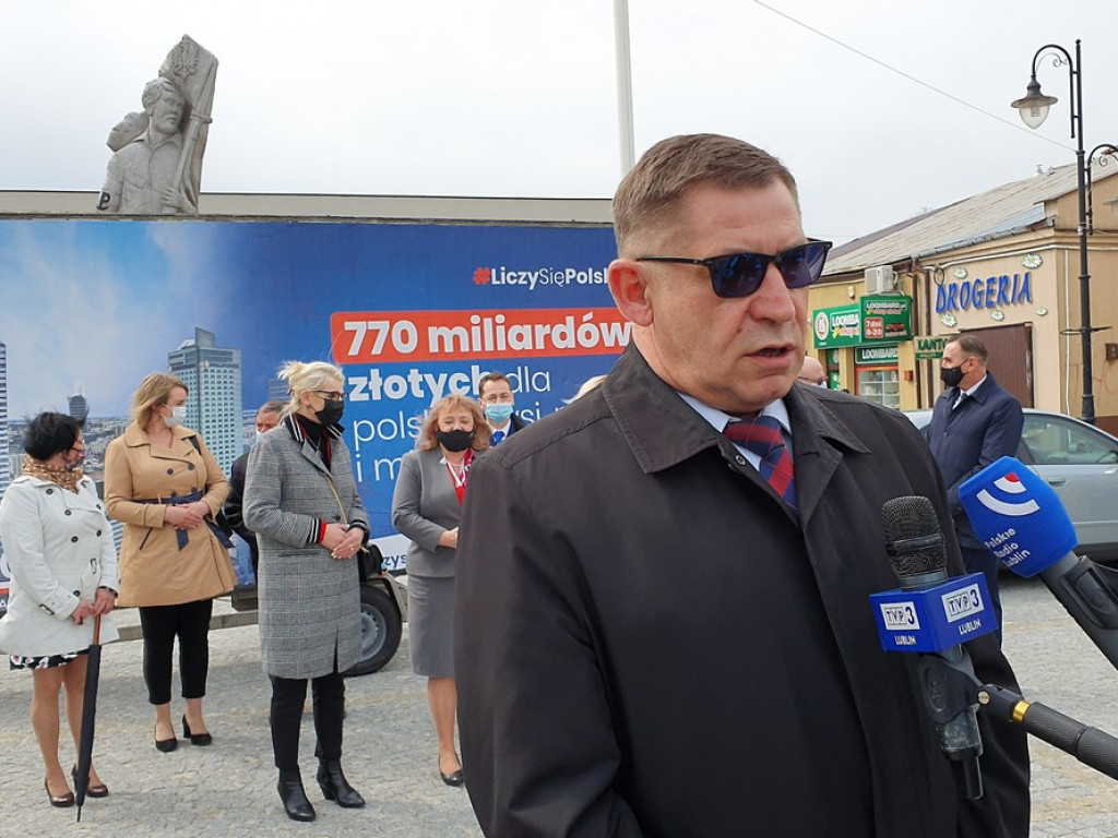 Konferencja PiS na hrubieszowskim Rynku - ZDJĘCIA, WIDEO