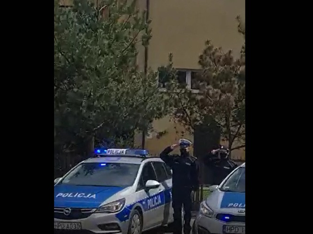 Hrubieszowscy policjanci pożegnali tragicznie zmarłego asp. Michała Kędzierskiego - ZDJĘCIA, WIDEO