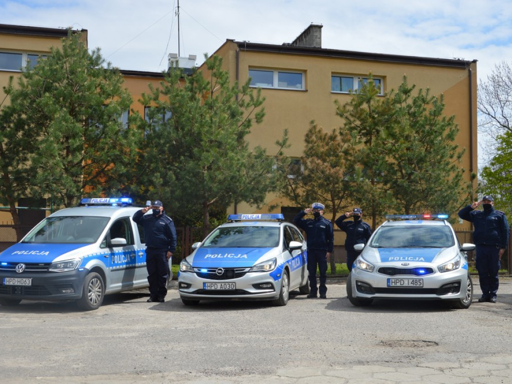 Hrubieszowscy policjanci pożegnali tragicznie zmarłego asp. Michała Kędzierskiego - ZDJĘCIA, WIDEO