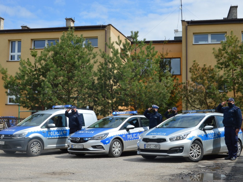 Hrubieszowscy policjanci pożegnali tragicznie zmarłego asp. Michała Kędzierskiego - ZDJĘCIA, WIDEO
