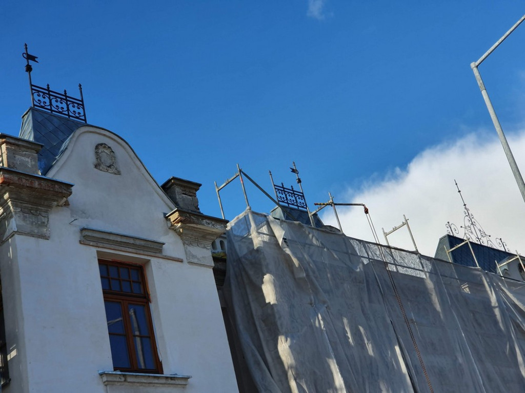 Hrubieszów: Remont budynku Syndykatu Rolniczego c.d. - ZDJĘCIA