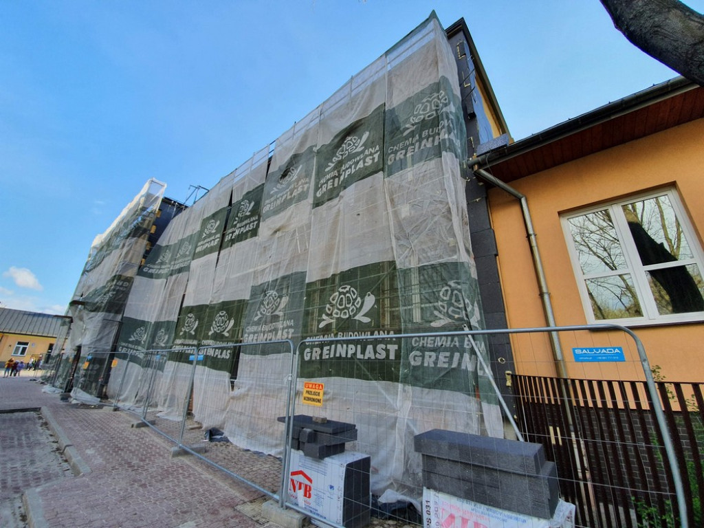 Hrubieszów: Trwa Remont budynku Urzędu Miasta i Starostwa Powiatowego - ZDJĘCIA