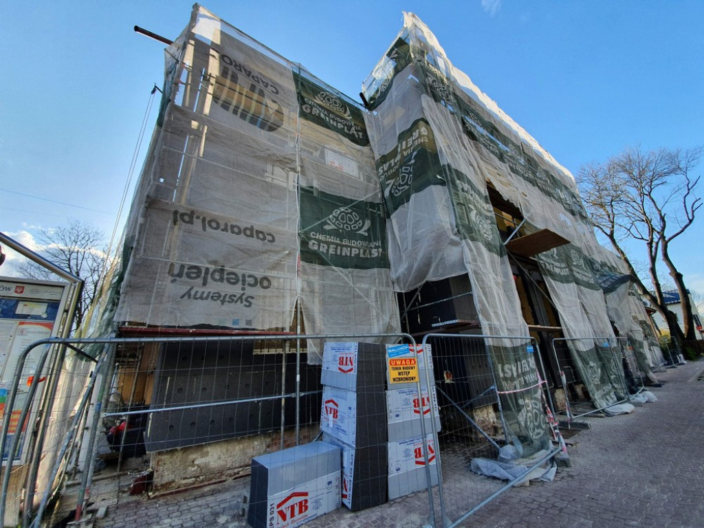 Hrubieszów: Trwa Remont budynku Urzędu Miasta i Starostwa Powiatowego - ZDJĘCIA