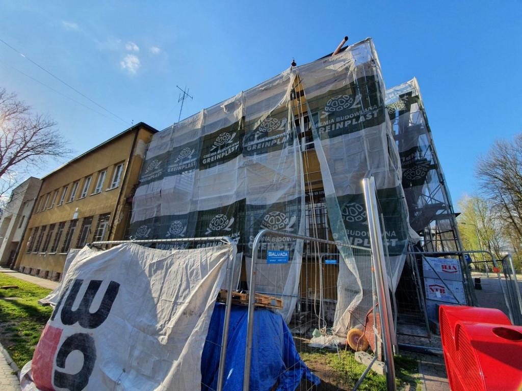 Hrubieszów: Trwa Remont budynku Urzędu Miasta i Starostwa Powiatowego - ZDJĘCIA