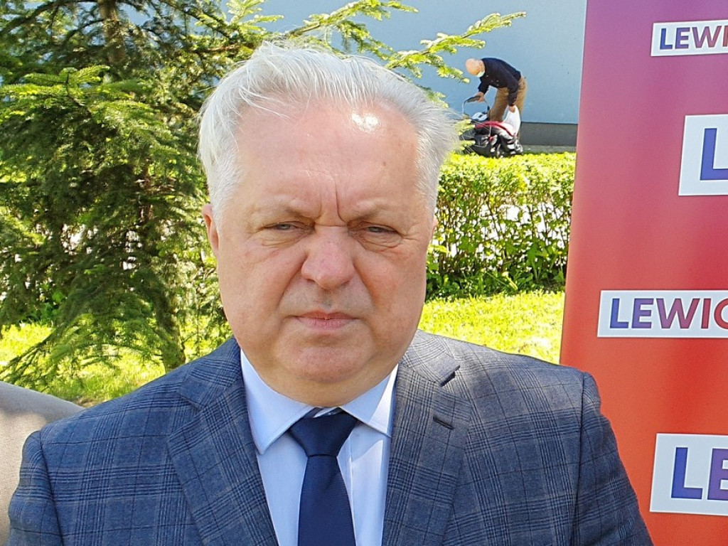 Briefing Lewicy przy hrubieszowskim szpitalu - ZDJĘCIA, WIDEO