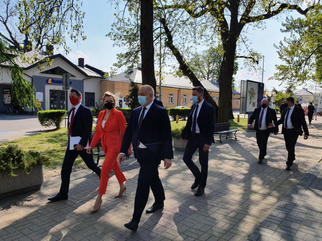 Premier Jacek Sasin z wizytą w Hrubieszowie - ZDJĘCIA, WIDEO