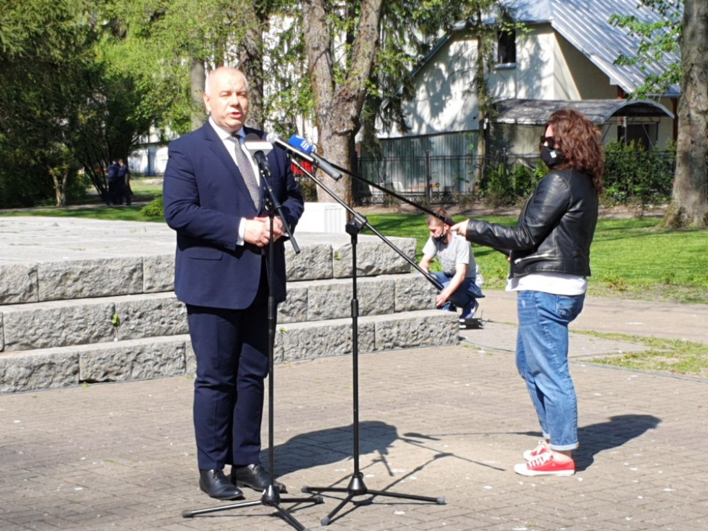 Premier Jacek Sasin z wizytą w Hrubieszowie - ZDJĘCIA, WIDEO