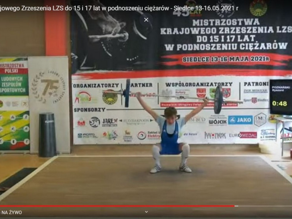 Oliwia Dziewiczkiewicz i Ryszard Poznański z medalami Mistrzostw Polski LZS w podnoszeniu ciężarów - ZDJĘCIA