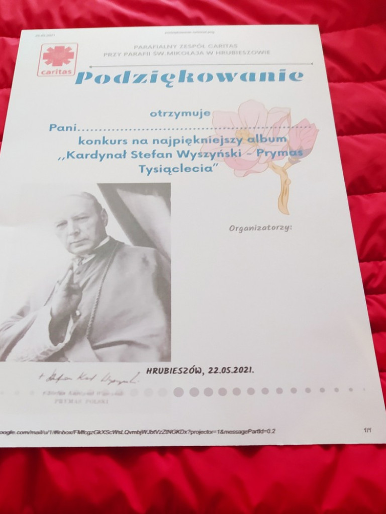 Hrubieszów: Kardynał Stefan Wyszyński - Prymas Tysiąclecia. Nagrody w konkursie rozdane