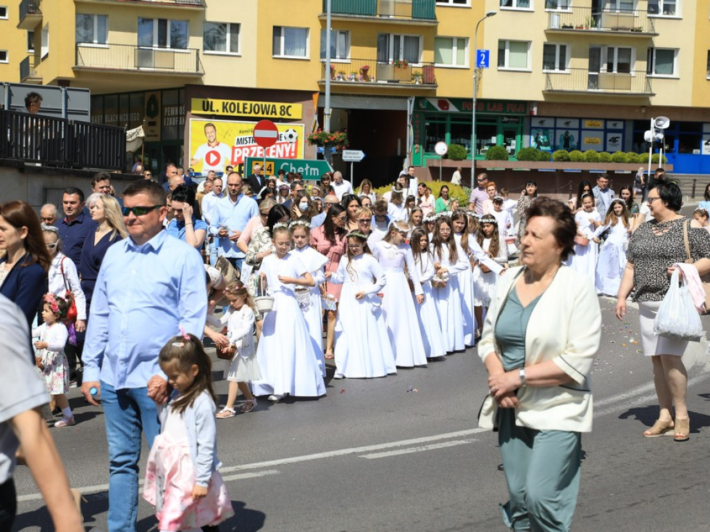 Hrubieszów: Procesja Bożego Ciała w parafiach św. Mikołaja i św. Stanisława Kostki - ZDJĘCIA