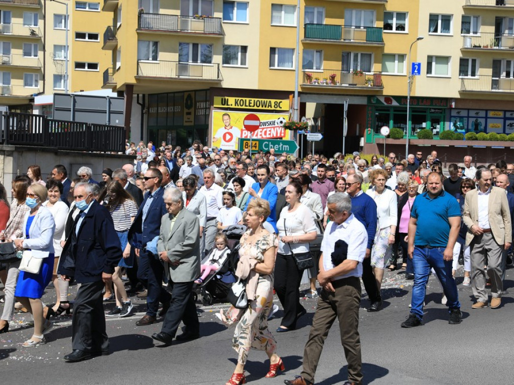 Hrubieszów: Procesja Bożego Ciała w parafiach św. Mikołaja i św. Stanisława Kostki - ZDJĘCIA