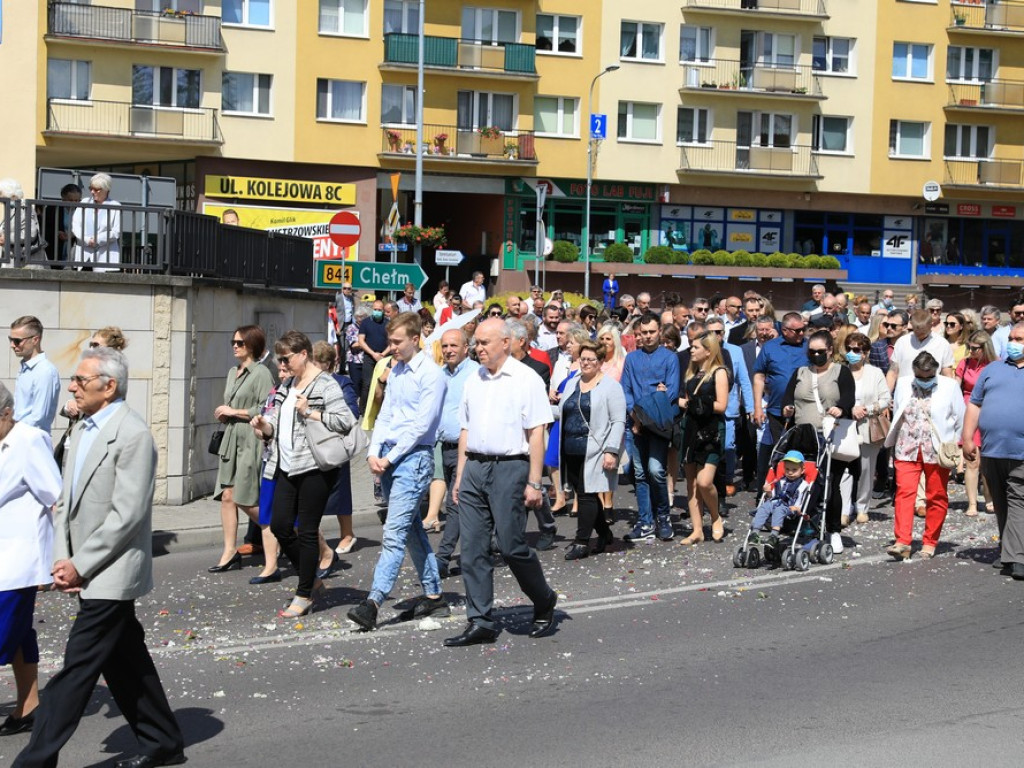Hrubieszów: Procesja Bożego Ciała w parafiach św. Mikołaja i św. Stanisława Kostki - ZDJĘCIA
