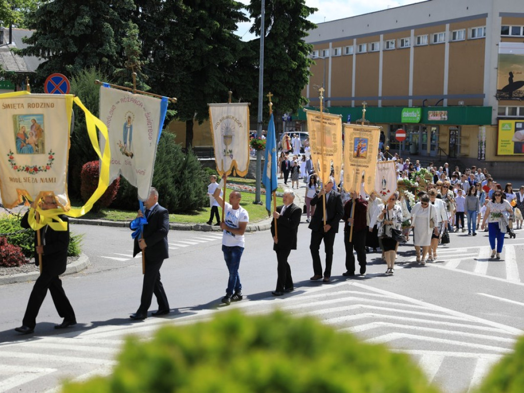 Hrubieszów: Procesja Bożego Ciała w parafiach św. Mikołaja i św. Stanisława Kostki - ZDJĘCIA