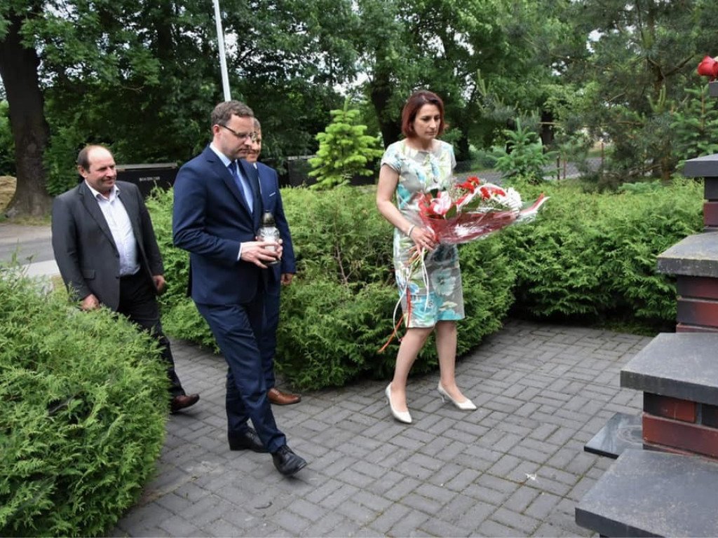 Wizyta ministra w gminie Trzeszczany - ZDJĘCIA