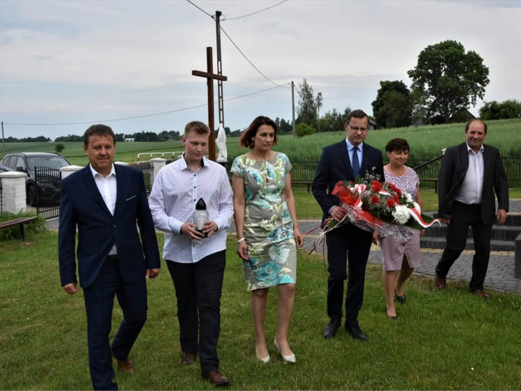 Wizyta ministra w gminie Trzeszczany - ZDJĘCIA