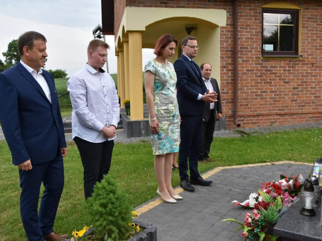 Wizyta ministra w gminie Trzeszczany - ZDJĘCIA