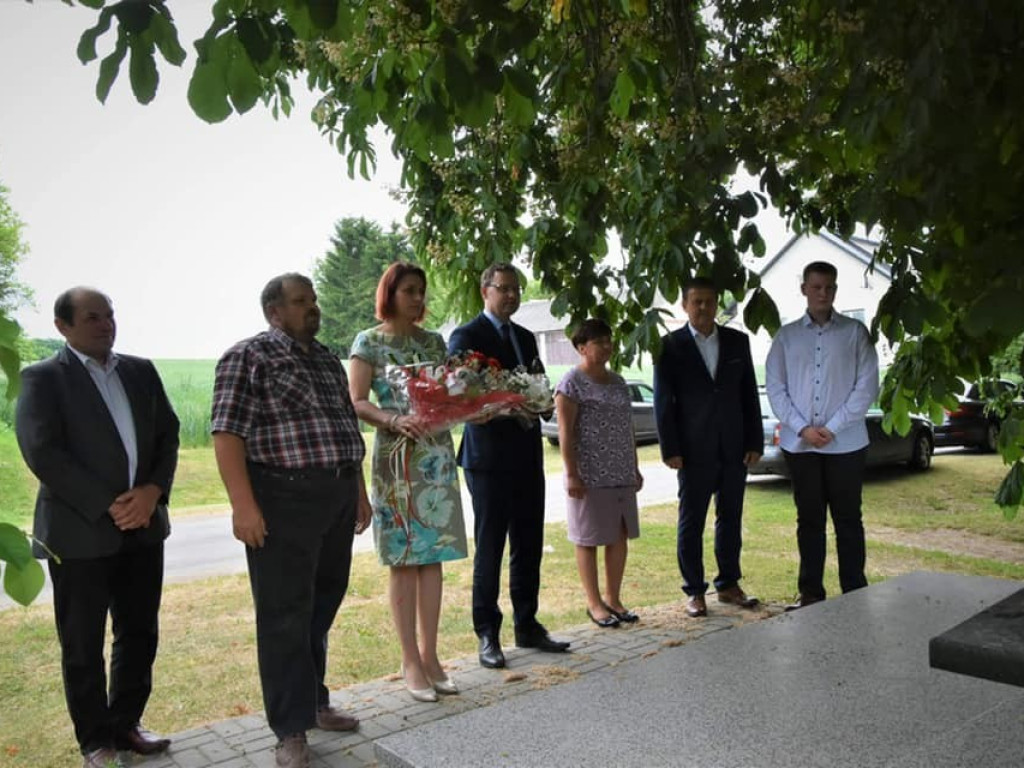Wizyta ministra w gminie Trzeszczany - ZDJĘCIA