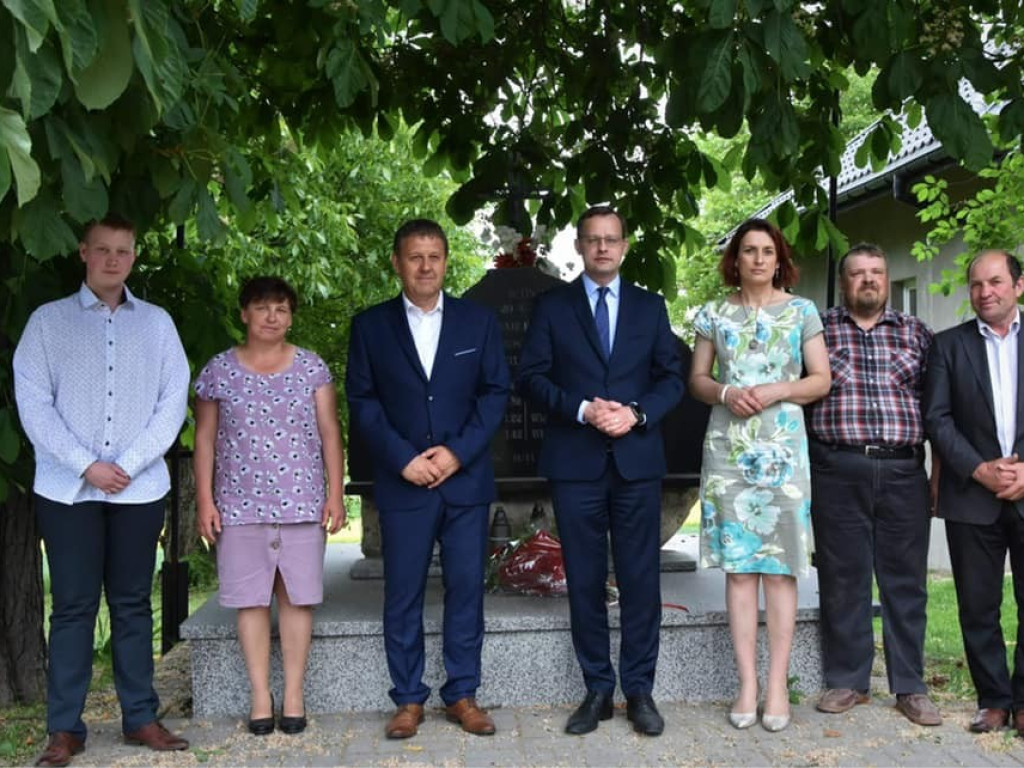 Wizyta ministra w gminie Trzeszczany - ZDJĘCIA