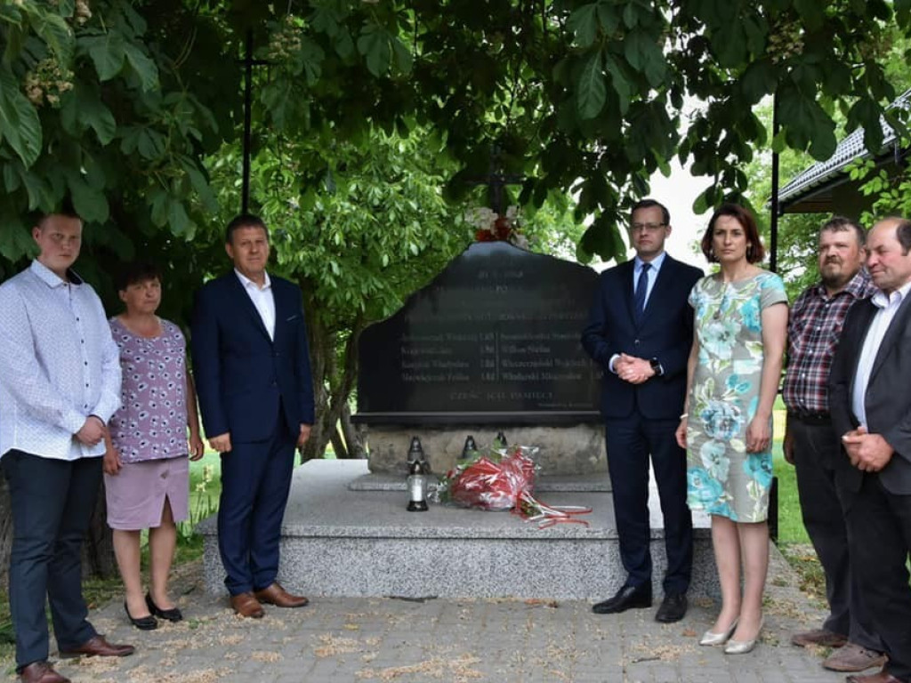 Wizyta ministra w gminie Trzeszczany - ZDJĘCIA