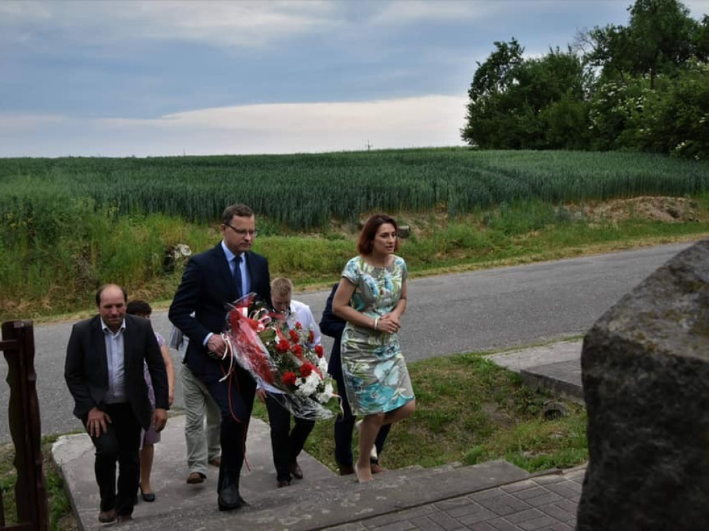 Wizyta ministra w gminie Trzeszczany - ZDJĘCIA