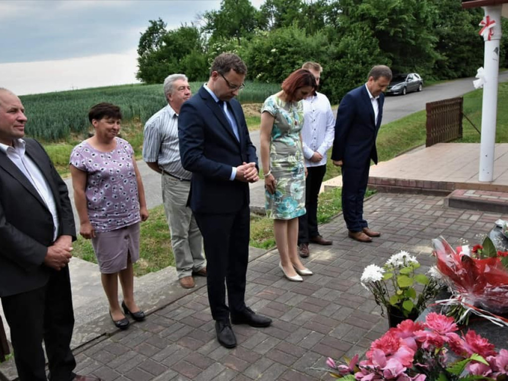 Wizyta ministra w gminie Trzeszczany - ZDJĘCIA