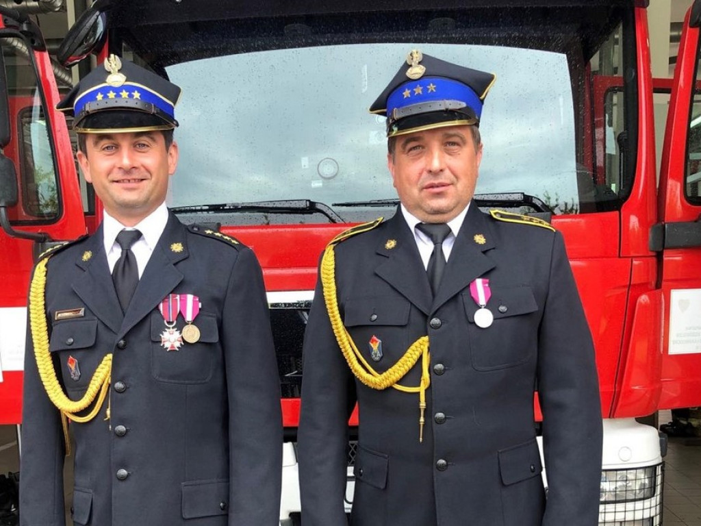 Medale dla hrubieszowskich strażaków - ZDJĘCIA