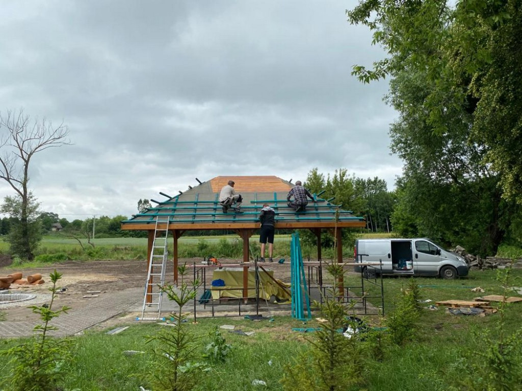 Hrubieszów: Powstaje miejsce rekreacji nad Huczwą - ZDJĘCIA