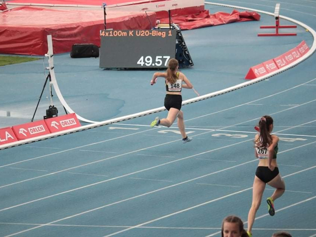 75. Mistrzostwa Polski Juniorów U 20. Czterokrotny start Olgi Śmietanki w dwa dni!