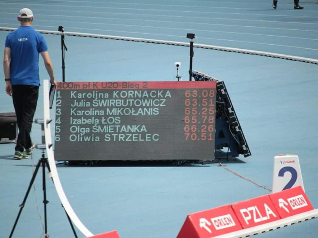 75. Mistrzostwa Polski Juniorów U 20. Czterokrotny start Olgi Śmietanki w dwa dni!