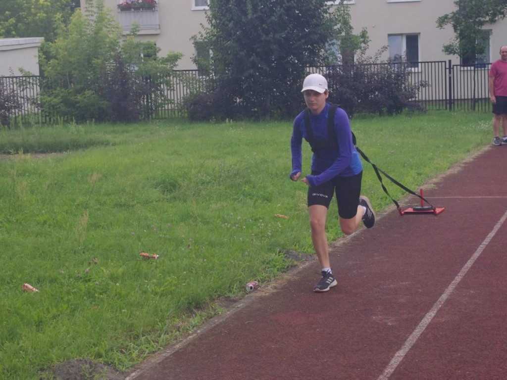 Lekkoatleci Unii Hrubieszów ze sponsorem i na obozie sportowym - ZDJĘCIA